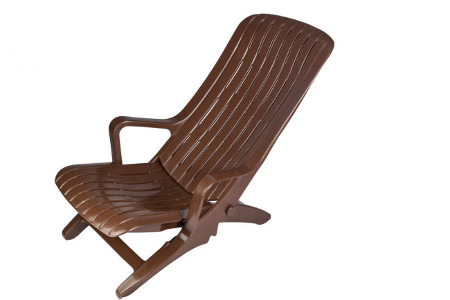 Шезлонг N1, цвет: шоколадный