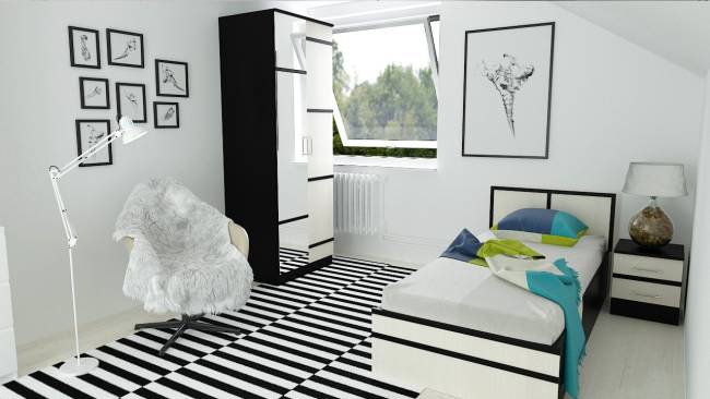 Кровать с ящиками 900 с тумбой Сакура цвет венге/дуб лоредо Кровать с ящиками 900 с тумбой Сакура цвет венге/дуб лоредо