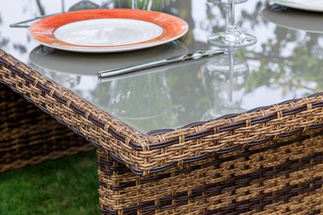 KARL PLUS обеденный комплект коричневого цвета