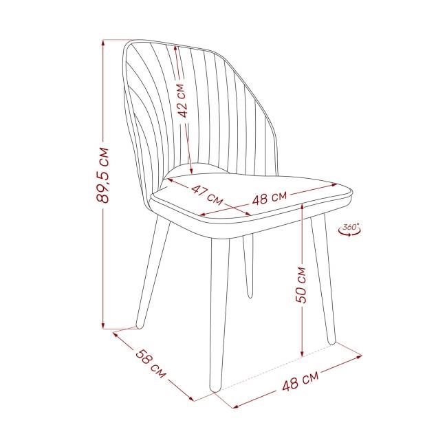 Стул Leset Арман 360 (поворотный механизм) Океан Белый Стул Leset Арман 360 (поворотный механизм) Океан Белый