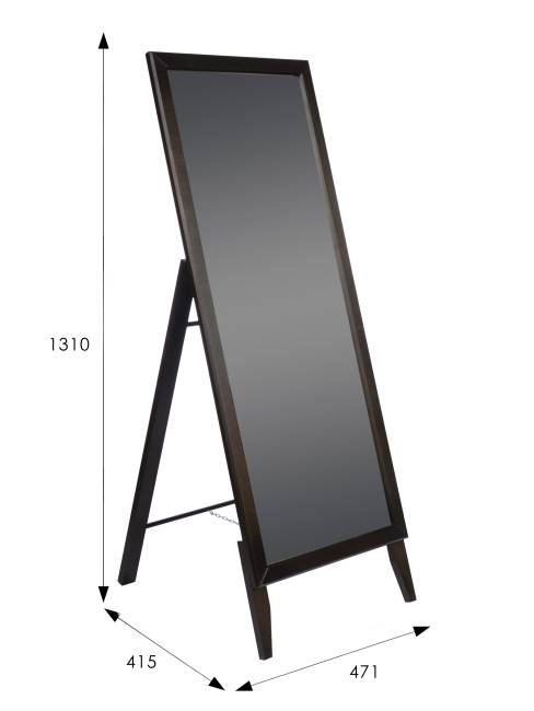 Зеркало напольное BeautyStyle 29 венге 131 см х 47,1 см Зеркало напольное BeautyStyle 29 венге 131 см х 47,1 см