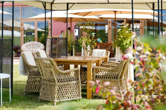 "Латте" плетеное кресло из искусственного ротанга, цвет соломенный "Латте" плетеное кресло из искусственного ротанга, цвет соломенный