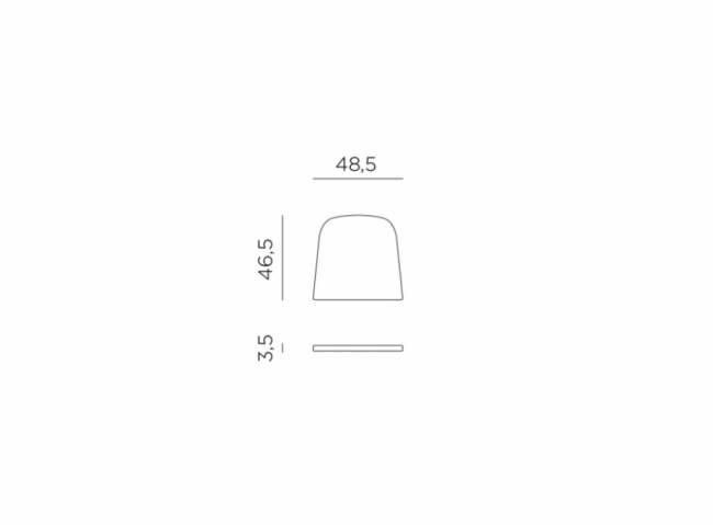 Подушка для кресла Net серый 460х485х35 мм Подушка для кресла Net серый 460х485х35 мм