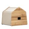 Домик для животных Leset Блисс Натуральное дерево Бежевый