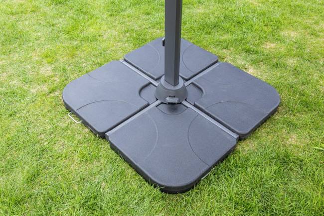 Зонт SKY BLACK круглый в комплекте с утяжелителями Зонт SKY BLACK круглый в комплекте с утяжелителями