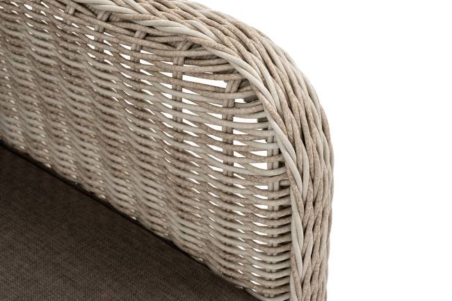 "Гляссе" кресло плетеное из искусственного ротанга, цвет бежевый "Гляссе" кресло плетеное из искусственного ротанга, цвет бежевый