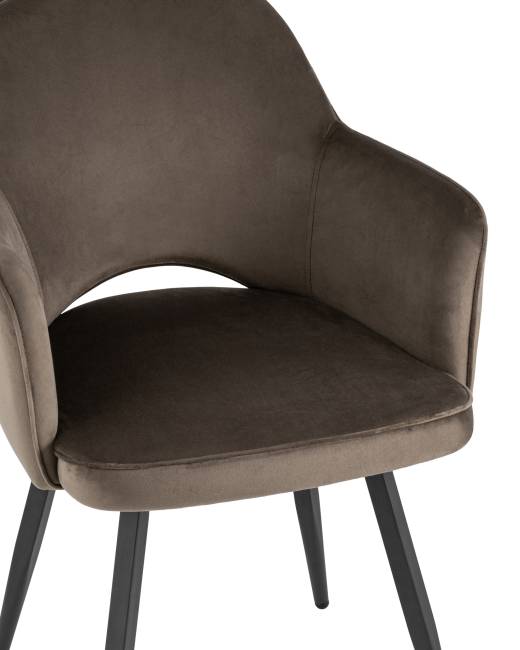 Стул Венера вращающийся велюр коричневый 2 шт Стул Венера вращающийся велюр коричневый 2 шт