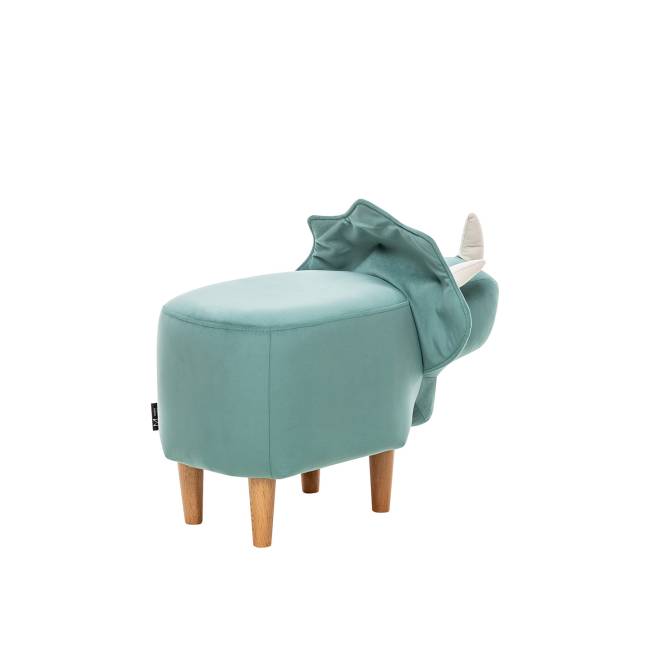 Пуф Leset Динозаврик V43 зелёный, компаньон V01 белый Бук Пуф Leset Динозаврик V43 зелёный, компаньон V01 белый Бук