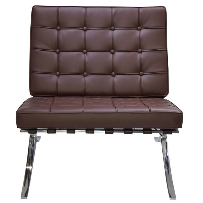 Кресло BARCELONA CHAIR коричневый Кресло BARCELONA CHAIR коричневый