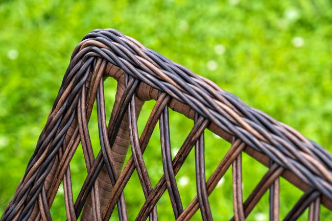 "Доппио" обеденная группа плетеная, цвет коричневый "Доппио" обеденная группа плетеная, цвет коричневый