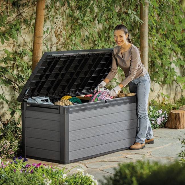 Сундук Кортина (Cortina box 570L) 570л, графит