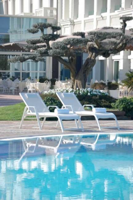 Шезлонг-лежак металлический Leisure 2080х720х400 мм