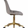 Офисное кресло для персонала DOBRIN MONTY GOLD, серый велюр (MJ9-75)