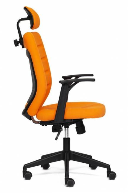 Кресло офисное «Кара-1» (Kara-1 orange) (Оранжевая ткань)