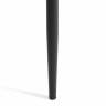 Стул CAPRI (mod. 39) металл, вельвет, 49.5 х 41 х 93,5 см, Dark grey (темно-серый) HLR24 / черный (Комплект из 4 шт.)
