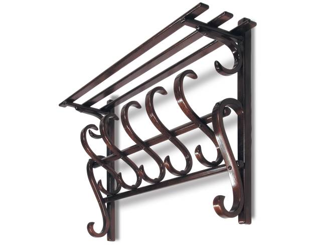 Вешалка настенная В 7Н темно-коричневый Вешалка настенная В 7Н темно-коричневый