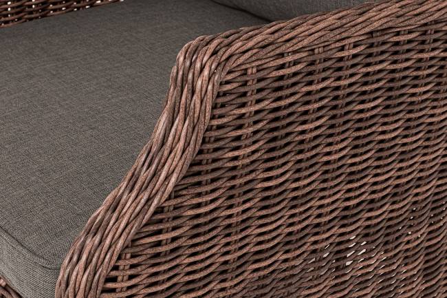 "Неаполь" плетеный стул из искусственного ротанга, цвет коричневый "Неаполь" плетеный стул из искусственного ротанга, цвет коричневый