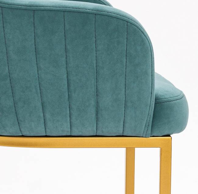 Стул Amely Mint (Тиффани) / Gold