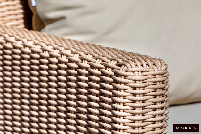 MOKKA БЕЛЛА / BELLA диван угловой, соломенный