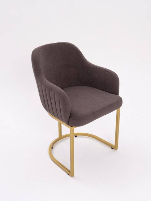 Стул Amely Stone / Gold