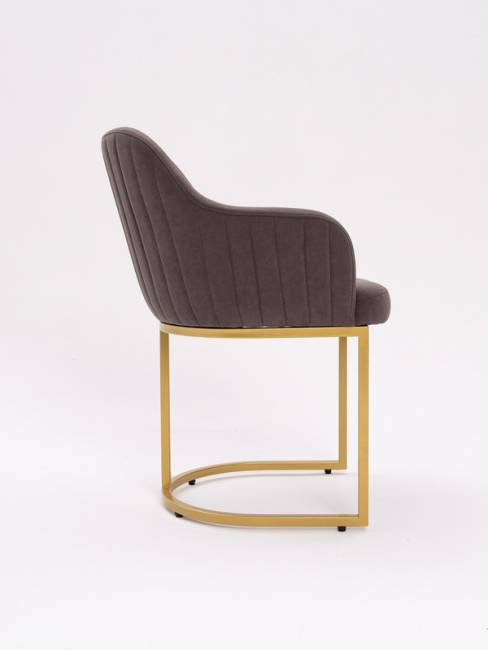 Стул Amely Stone / Gold