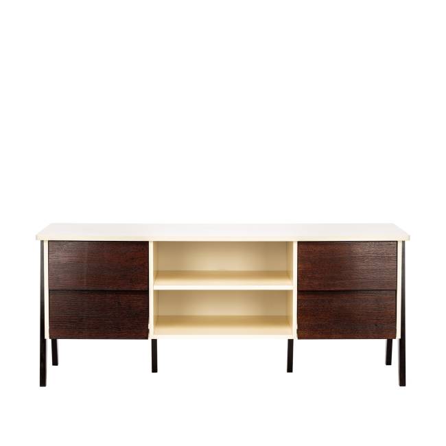 ТВ-тумба Leset "Сканди" Дуб шампань, компаньон Орех Орех ТВ-тумба Leset "Сканди" Дуб шампань, компаньон Орех Орех