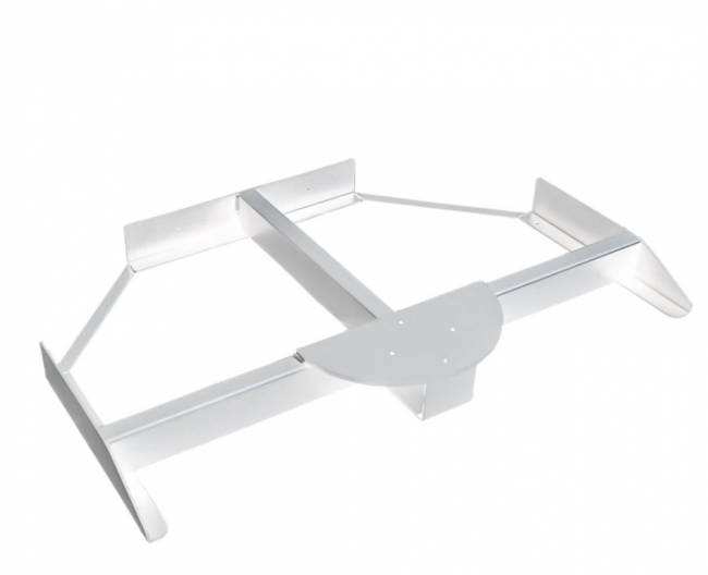 Зонт профессиональный 3х3 м Pompei Braccio белый, серо-коричневый 3000х3000 мм Зонт профессиональный 3х3 м Pompei Braccio белый, серо-коричневый 3000х3000 мм