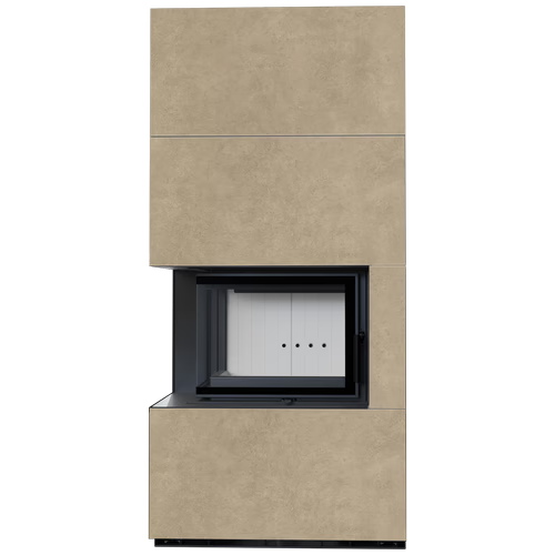 Каминокомплект Kratki PRO FLOKI FOKOS RENA угловое стекло слева