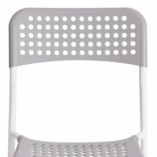 Стул Адде/Adde (мод.C-049) металл/пластик, 39х49х78см, серый/белый (Комплект из 8 шт.) серый, белый металл/пластик Стул Адде/Adde (мод.C-049) металл/пластик, 39х49х78см, серый/белый (Комплект из 8 шт.) серый, белый металл/пластик