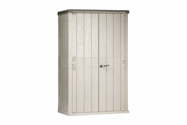 Уличный шкаф TOOMAX 2х дверный высокий STORA WAY, серый/антрацит